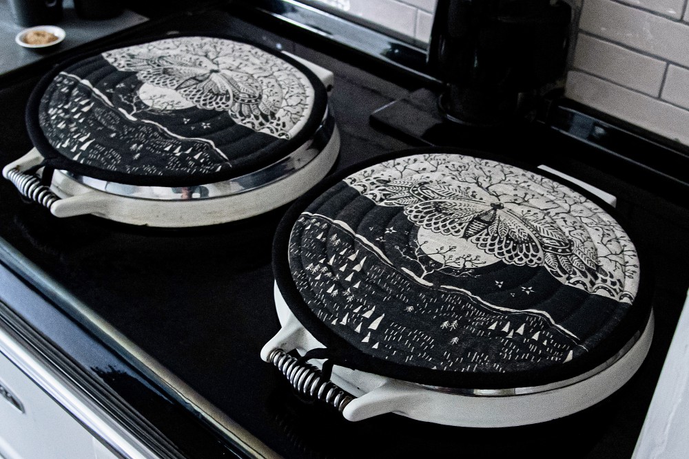 Aga Covers / Chef Pads Under the Stairs